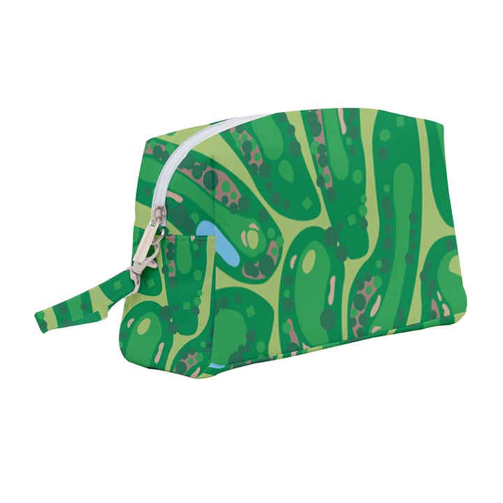 Golf Course Par Golf Course Green Wristlet Pouch Bag (Medium)