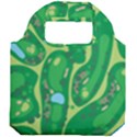 Golf Course Par Golf Course Green Foldable Grocery Recycle Bag View2