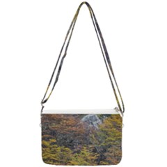 Wilderness Palette, Tierra Del Fuego Forest Landscape, Argentina Double Gusset Crossbody Bag by dflcprintsclothing