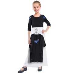 Mm1 Kids  Quarter Sleeve Maxi Dress