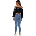 MM1 Long Sleeve Crinkled Weave Crop Top View4