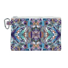  Over The Delta  Canvas Cosmetic Bag (large) by kaleidomarblingart