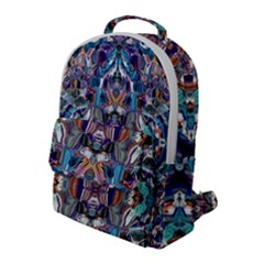  Over The Delta  Flap Pocket Backpack (large) by kaleidomarblingart