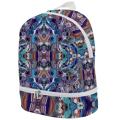  Over The Delta  Zip Bottom Backpack by kaleidomarblingart