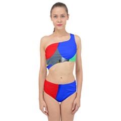 Abstract Circles, Art, Colorful, Colors, Desenho, Modern Spliced Up Two Piece Swimsuit by nateshop