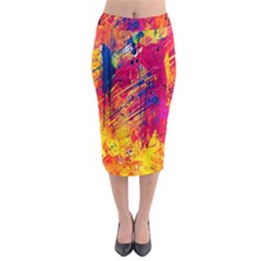 Abstract Design Calorful Midi Pencil Skirt by nateshop