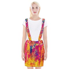 Abstract Design Calorful Braces Suspender Skirt by nateshop