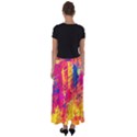 Abstract Design Calorful Flared Maxi Skirt View2