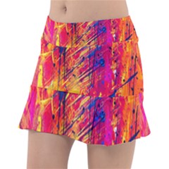 Abstract Design Calorful Classic Tennis Skirt by nateshop