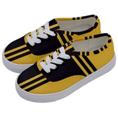 Abstract Design, Minimal, Abstract, Black, Desenho, Flat Kids  Classic Low Top Sneakers by nateshop