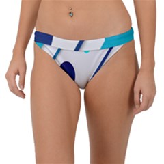 Abstract, Desenho, Flat, Google, Material Band Bikini Bottoms by nateshop