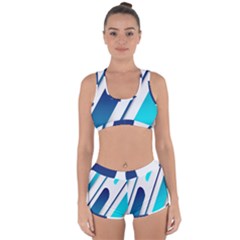 Abstract, Desenho, Flat, Google, Material Racerback Boyleg Bikini Set