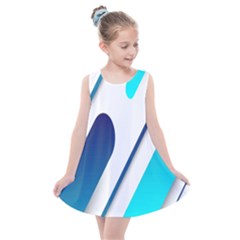 Abstract, Desenho, Flat, Google, Material Kids  Summer Dress by nateshop