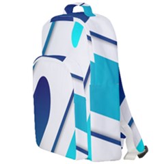 Abstract, Desenho, Flat, Google, Material Double Compartment Backpack by nateshop