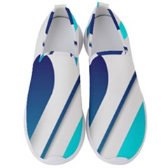 Abstract, Desenho, Flat, Google, Material Men s Slip On Sneakers