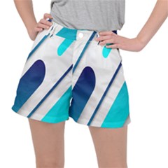 Abstract, Desenho, Flat, Google, Material Women s Ripstop Shorts by nateshop