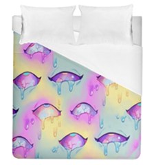 Ahegao, Anime, Pink Duvet Cover (queen Size) by nateshop