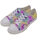 Ahegao, Anime, Pink Men s Low Top Canvas Sneakers View2