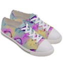 Ahegao, Anime, Pink Men s Low Top Canvas Sneakers View3