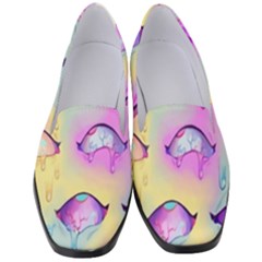 Ahegao, Anime, Pink Women s Classic Loafer Heels by nateshop