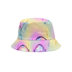 Ahegao, Anime, Pink Bucket Hat (kids) by nateshop