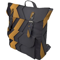 Black Gold Background, Golden Lines Background, Black Buckle Up Backpack by nateshop