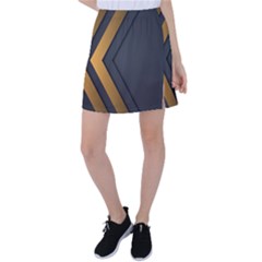 Black Gold Background, Golden Lines Background, Black Tennis Skirt by nateshop