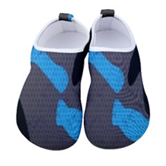 Blue, Abstract, Black, Desenho, Grey Shapes, Texture Men s Sock-style Water Shoes by nateshop