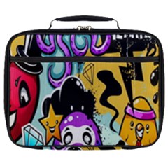 Cartoon Graffiti, Art, Black, Colorful, Wallpaper Full Print Lunch Bag by nateshop