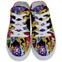 Cartoon Graffiti, Art, Black, Colorful, Wallpaper Half Slippers View1