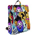 Cartoon Graffiti, Art, Black, Colorful, Wallpaper Flap Top Backpack View2