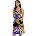 Cartoon Graffiti, Art, Black, Colorful, Wallpaper Classic Skater Dress View1