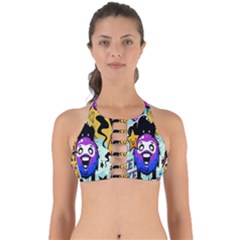 Cartoon Graffiti, Art, Black, Colorful, Wallpaper Perfectly Cut Out Bikini Top by nateshop