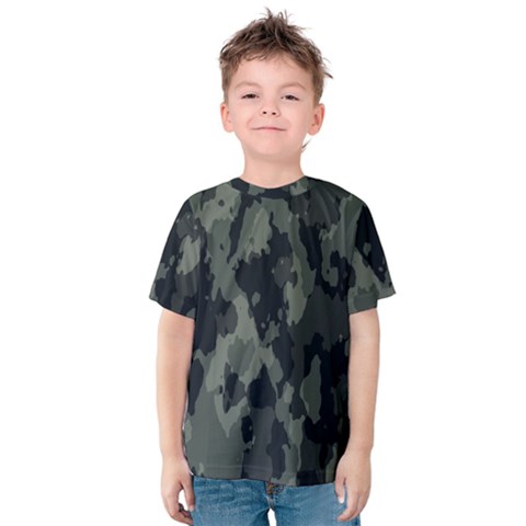 Comouflage,army Kids  Cotton T-shirt by nateshop