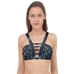 Comouflage,army Cage Up Bikini Top by nateshop