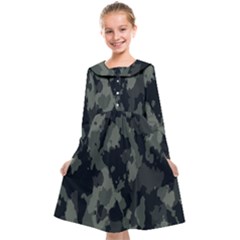 Comouflage,army Kids  Midi Sailor Dress