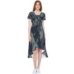 Comouflage,army High Low Boho Dress by nateshop