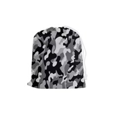 Dark Camouflage, Military Camouflage, Dark Backgrounds Drawstring Pouch (medium) by nateshop