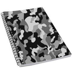 Dark Camouflage, Military Camouflage, Dark Backgrounds 5 5  X 8 5  Notebook by nateshop