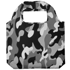 Dark Camouflage, Military Camouflage, Dark Backgrounds Foldable Grocery Recycle Bag by nateshop