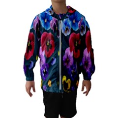 Falling Flowers, Art, Coffee Cup, Colorful, Creative, Cup Kids  Hooded Windbreaker by nateshop