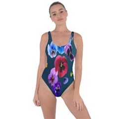 Falling Flowers, Art, Coffee Cup, Colorful, Creative, Cup Bring Sexy Back Swimsuit by nateshop