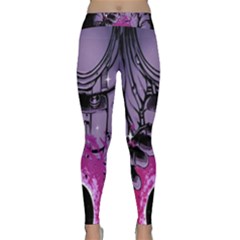 Fingerprint Astro, Amoled, Astronaut, Black, Dark, Oled Classic Yoga Leggings by nateshop