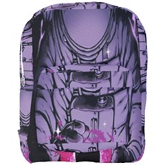 Fingerprint Astro, Amoled, Astronaut, Black, Dark, Oled Full Print Backpack by nateshop