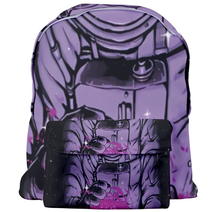 Fingerprint Astro, Amoled, Astronaut, Black, Dark, Oled Giant Full Print Backpack