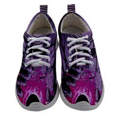 Fingerprint Astro, Amoled, Astronaut, Black, Dark, Oled Women Athletic Shoes by nateshop