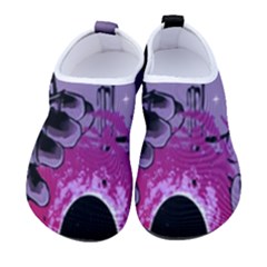 Fingerprint Astro, Amoled, Astronaut, Black, Dark, Oled Women s Sock-style Water Shoes by nateshop