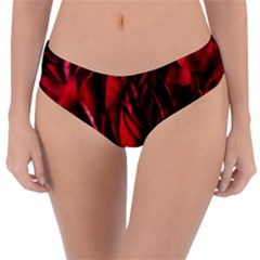 Followers,maroon,rose,roses Reversible Classic Bikini Bottoms