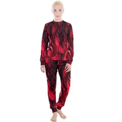 Followers,maroon,rose,roses Women s Lounge Set