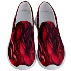 Followers,maroon,rose,roses Men s Lightweight Slip Ons by nateshop